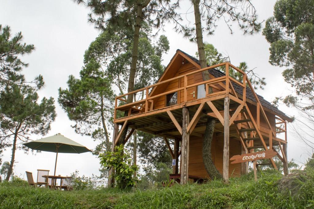 מלון Cileuleuy Papandayan Camping Ground מראה חיצוני תמונה