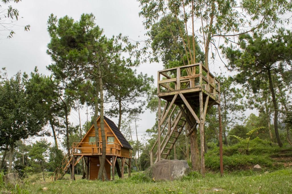 מלון Cileuleuy Papandayan Camping Ground מראה חיצוני תמונה