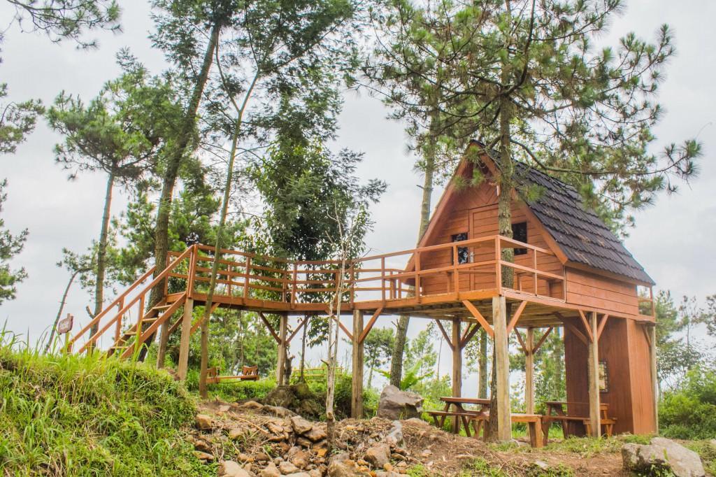 מלון Cileuleuy Papandayan Camping Ground מראה חיצוני תמונה