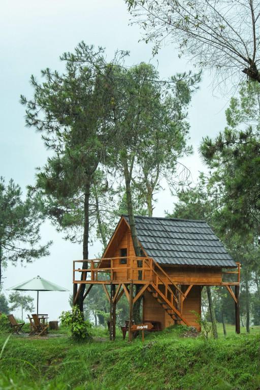 מלון Cileuleuy Papandayan Camping Ground מראה חיצוני תמונה